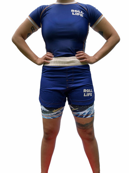 Women's Roll Life "Tsunami" Shorts - Elevate Athletic Club